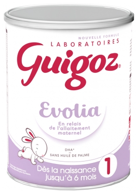 Guigoz Evolia Lait 1er Âge Jusqu'à 6 Mois 800 g