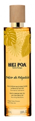 Hei Poa Soins Corps Trésor de Polynésie Huile Sèche Multi-Fonctions 100 ml