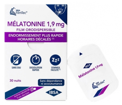 IBSA Mélatonine 30 Films Orodispersibles
