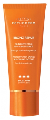Institut Esthederm Bronz Repair Soin Protecteur Anti-Rides Fermeté Soleil Fort 50 ml