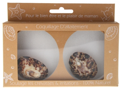 Irréversible Coquillages d'Allaitement 1 Paire