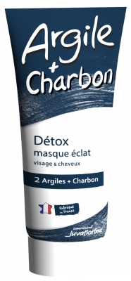 Juvaflorine Détox Masque Éclat Argile + Charbon 300 g