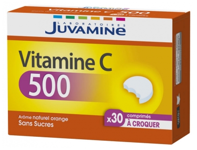 Juvamine Vitamine C 500 30 Comprimés à Croquer
