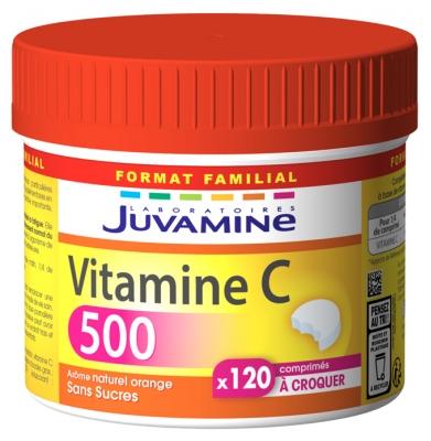 Juvamine Vitamine C 500 120 Comprimés à Croquer