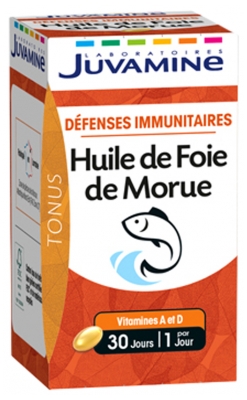 Juvamine Huile de Foie de Morue 30 Capsules