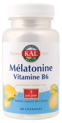 Kal Mélatonine Vitamine B6 60 Losanges