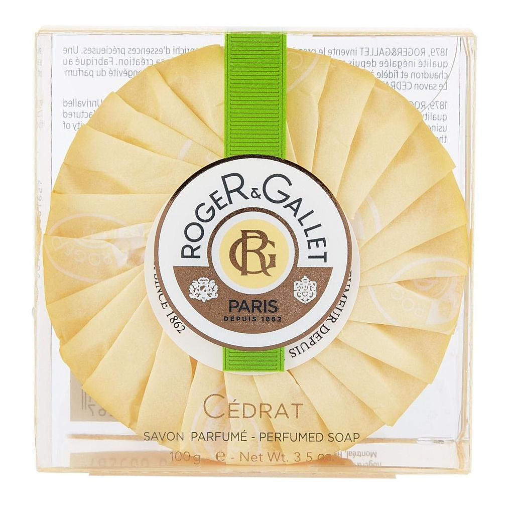 Savon Frais Boite Cristal Cédrat Roger & Gallet