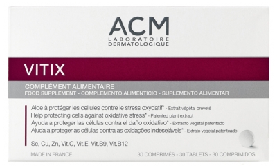 Laboratoire ACM Vitix Complément Alimentaire 30 Comprimés
