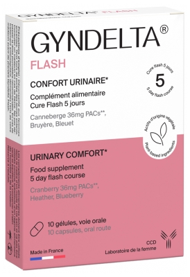Laboratoire CCD Gyndelta Flash 10 Gélules
