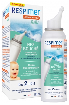 Laboratoire de la Mer Respimer Décongestion Bébé Nez Bouché 125 ml