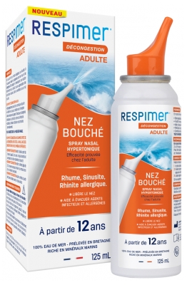 Laboratoire de la Mer Respimer Nez Bouché Spray Nasal Hypertonique 125 ml