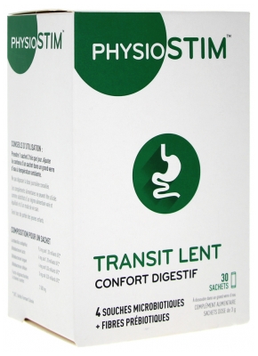 Laboratoire Immubio Physiostim Confort Digestif Transit Lent 30 Sachets