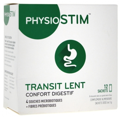 Laboratoire Immubio Physiostim Transit Lent Confort Digestif 12 Sachets