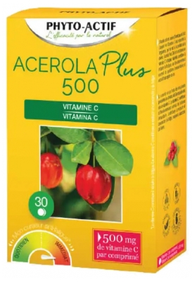 Laboratoire Phyto-Actif Acérola Plus 500 30 Comprimés