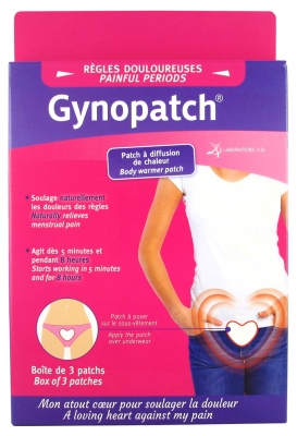 Laboratoire X.O Gynopatch Règles Douloureuses 3 Patchs