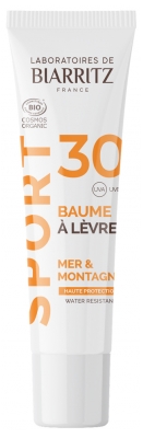 Laboratoires de Biarritz Sport Baume à Lèvres SPF30 Bio 15 ml