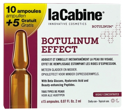 laCabine Botox-Like Botulinum Effect 10 Ampoules + 5 Offertes