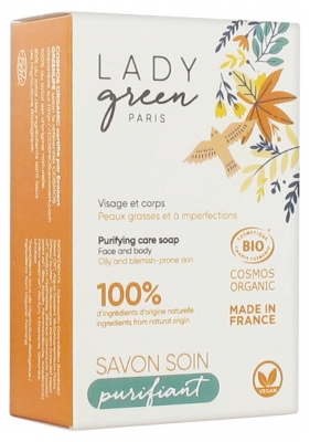 Lady Green Savon Soin Purifiant Bio 100 g