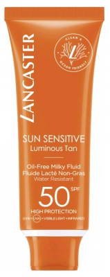 Lancaster Sun Sensitive Luminous Tan Fluide Lacté Non-Gras SPF50 50 ml