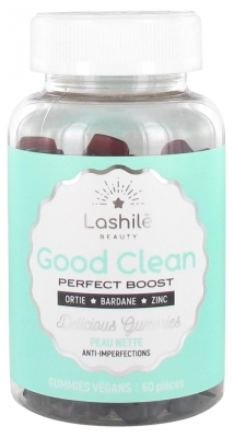 Lashilé Beauty Good Clean Perfect Boost Peau Nette 60 Gummies