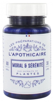 Les Préparations de l'Apothicaire Moral et Sérénité 60 Gélules