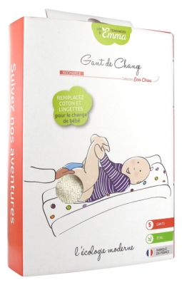 Les Tendances d'Emma Collection Eco Chou Gant de Change Recharge 5 Gants Ecru