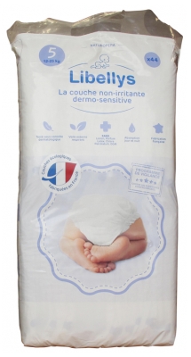 Libellys La Couche Non-Irritante Dermo-Sensitive Taille 5 (12-25 kg) 44 Couches