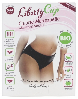 Liberty Cup Culotte Menstruelle Couleur Noir Bio