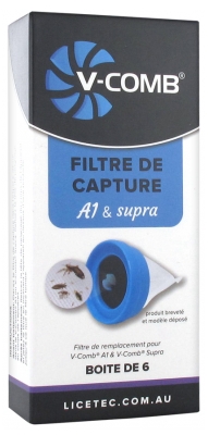 Licetec V-Comb Filtre de Capture A1 et Supra 6 Filtres