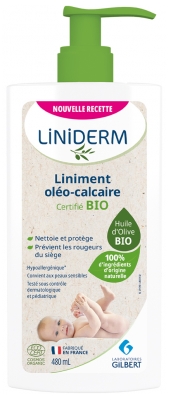 Liniderm Liniment Oléo-Calcaire Bio Flacon-Pompe 480 ml