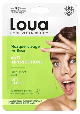 Loua Masque Visage en Tissu Anti-Imperfections 23 ml