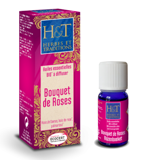 [NgRT011uyRT0027485] Synergie à Diffuser Bouquet de Roses Herbes & Traditions