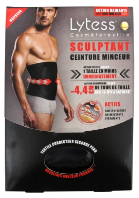 Lytess Cosmétotextile Sculptant Ceinture Minceur Homme