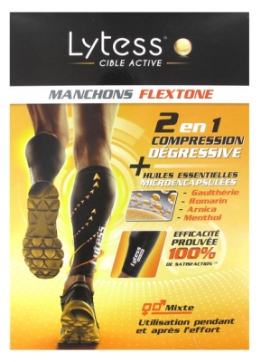 Lytess Cible Active Manchons Flextone Noir