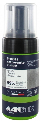 Manetik Pure Player Mousse Nettoyante Visage Bio 100 ml
