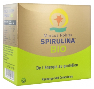 Marcus Rohrer Spirulina Bio 540 Comprimés