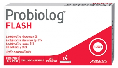 Mayoly Spindler Probiolog Flash 4 Sticks Orodispersibles