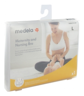 Medela Soutien-Gorge de Grossesse et d'Allaitement Blanc