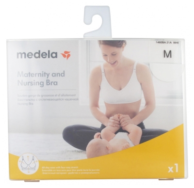 Medela Soutien-Gorge de Grossesse et d'Allaitement Blanc