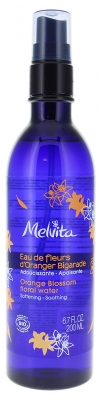 Melvita Eau de Fleurs d'Oranger Bigarade Bio Flacon Vaporisateur 200 ml