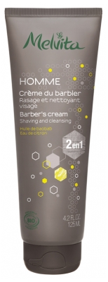 Melvita Homme Crème du Barbier 2 en 1 125 ml
