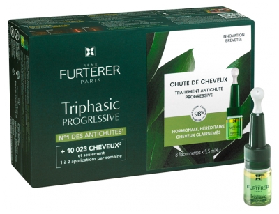 Triphasic Traitement Antichute Progressive 8 x 5,5ml René Furterer 