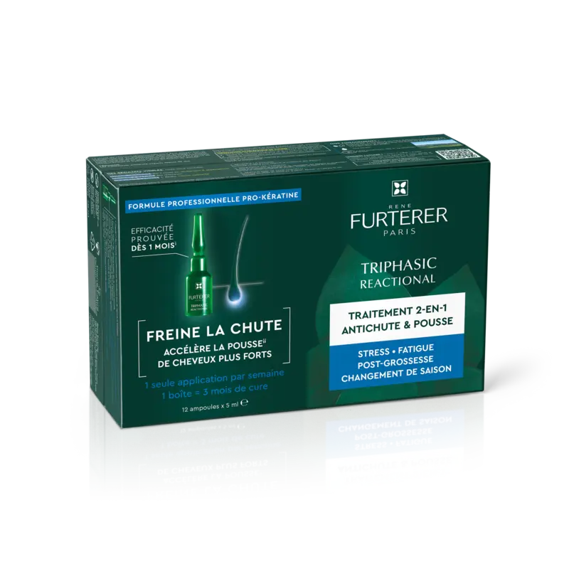 Triphasic Traitement Antichute Réactionnelle 12x5ml René Furterer