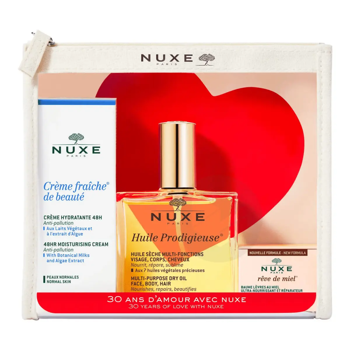 [844FgT00004w86u] Trousse Anniversaire 30 Ans d'Amour Nuxe