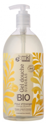 MKL Green Nature Gel Douche Surgras Fleur d'Oranger Bio 1 L