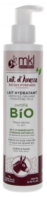 MKL Green Nature Lait d'Ânesse Bio du Gers Lait Hydratant Corps et Mains 200 ml
