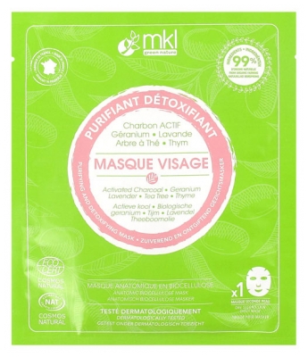 MKL Green Nature Masque Visage Purifiant Détoxifiant