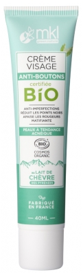 MKL Green Nature Lait de Chèvre Crème Visage Anti-Boutons Bio 40 ml