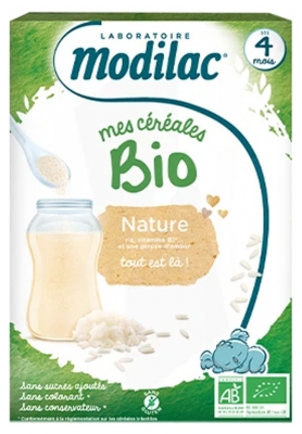 Modilac Mes Céréales Bio Dès 4 Mois Nature 250 g