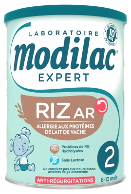 Modilac Expert Riz AR 2ème Âge 6-12 Mois 800 g